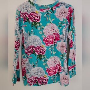 Posh Peanut Floral Long Sleeve Top